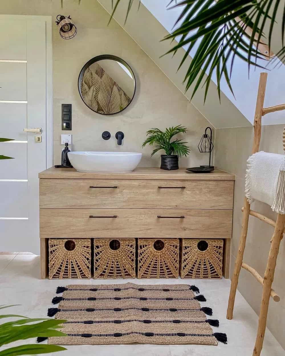 guest bathroom counter decor ideas