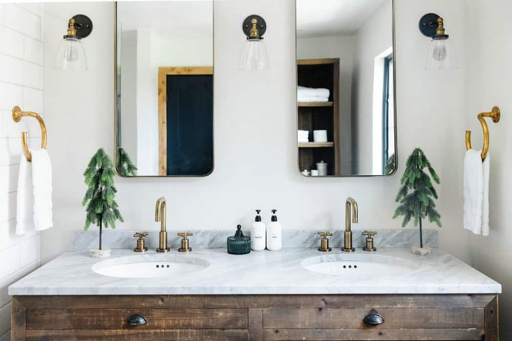 bathroom countertop decor ideas