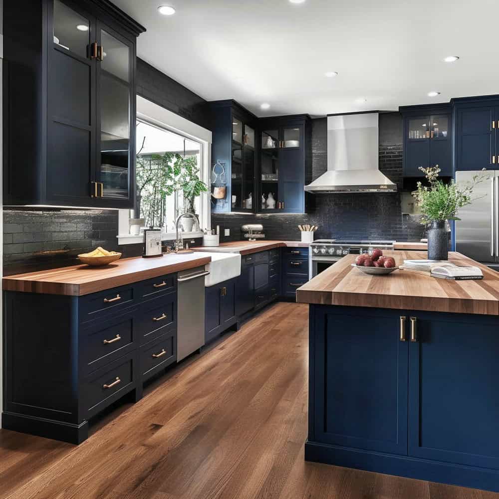 blue cabinet ideas