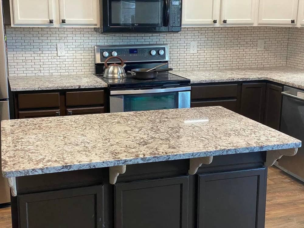 best backsplash for granite countertops