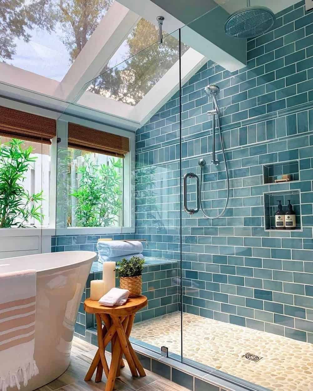 blue and grey bathroom decorating ideas