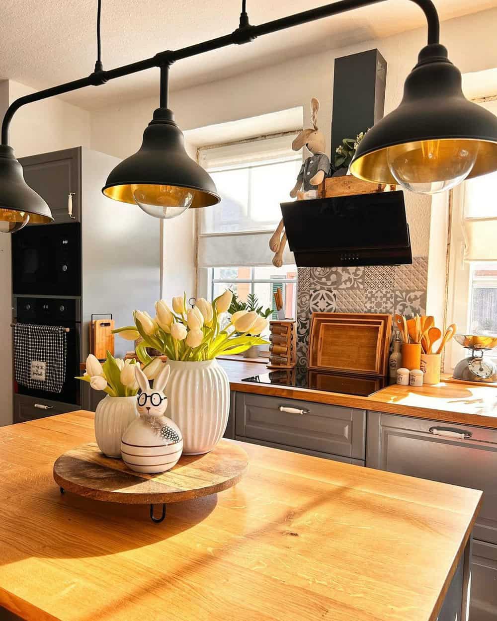 modern farmhouse backsplash