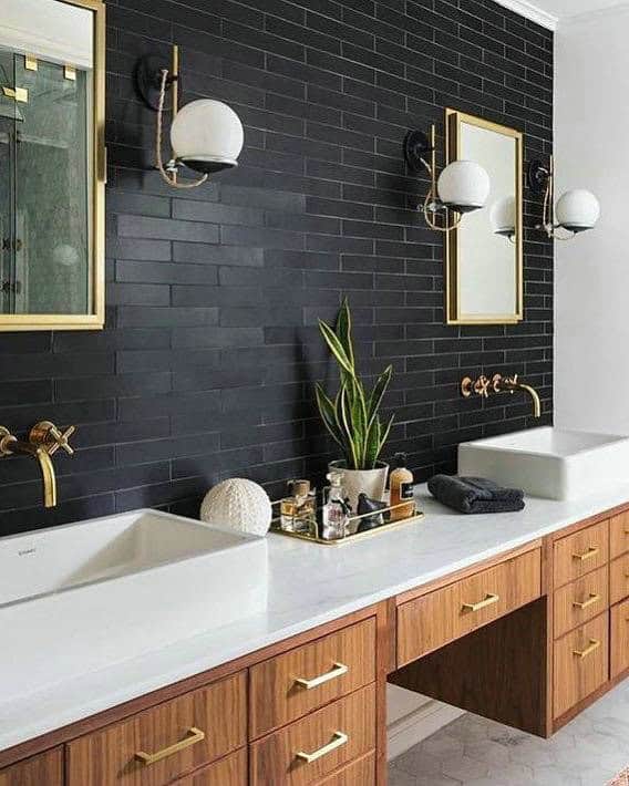 is black tile hard to keep clean feature