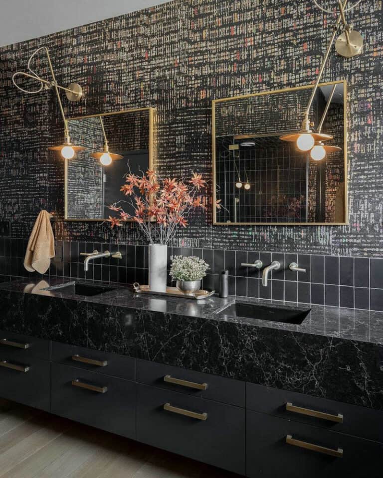 matte black bathroom ideas feature