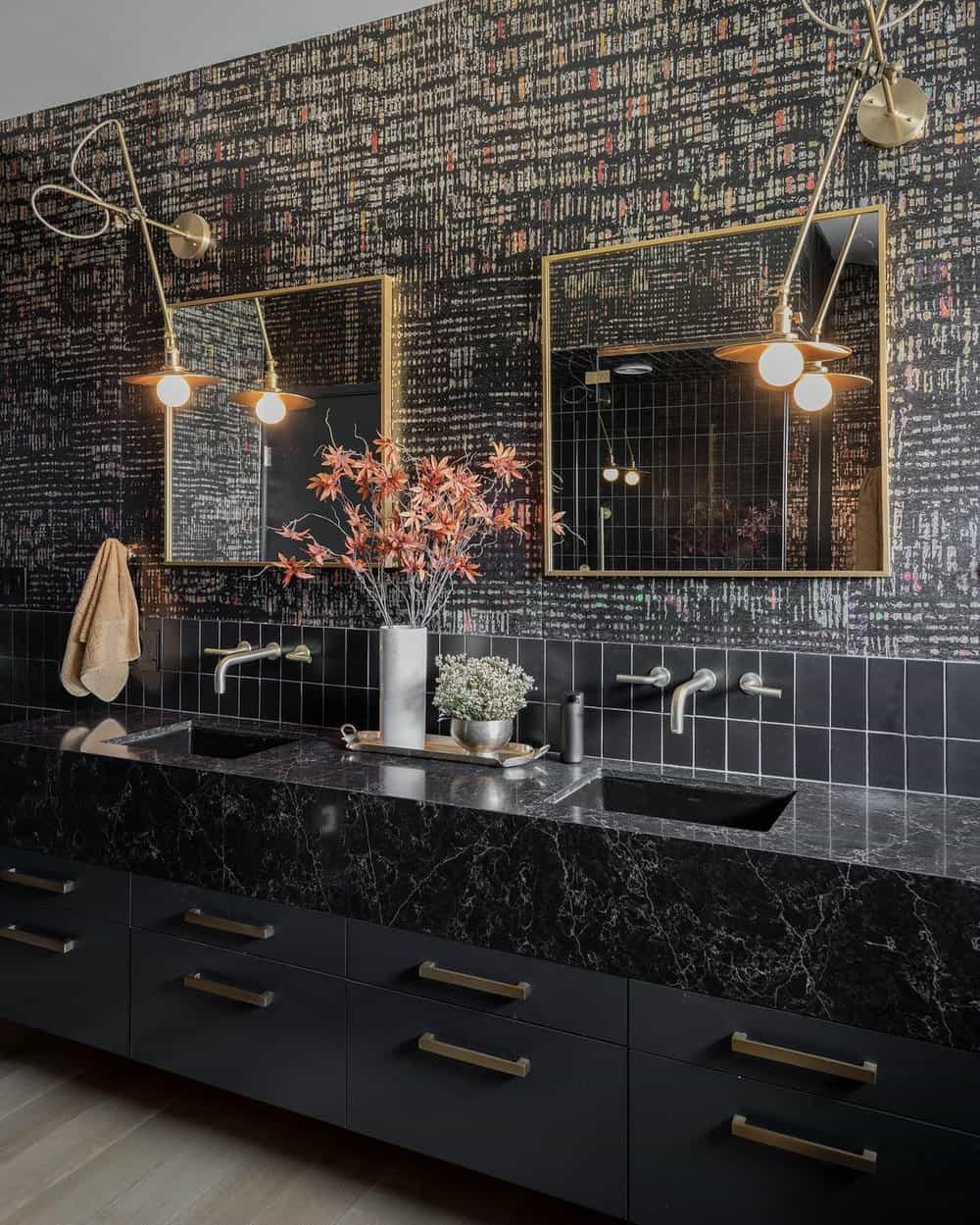 matte black bathroom ideas