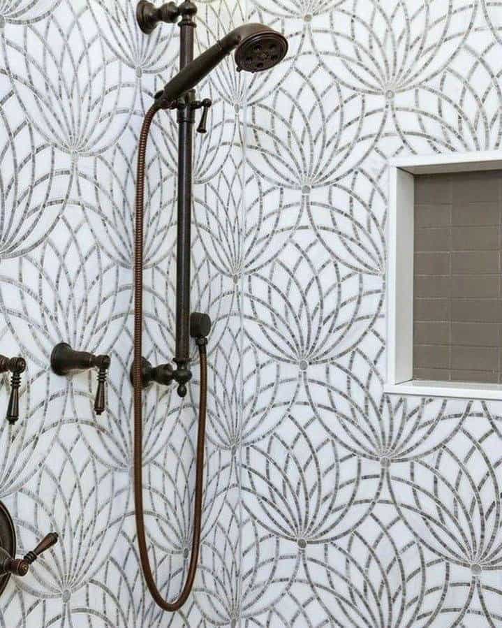 shower accent wall ideas feature