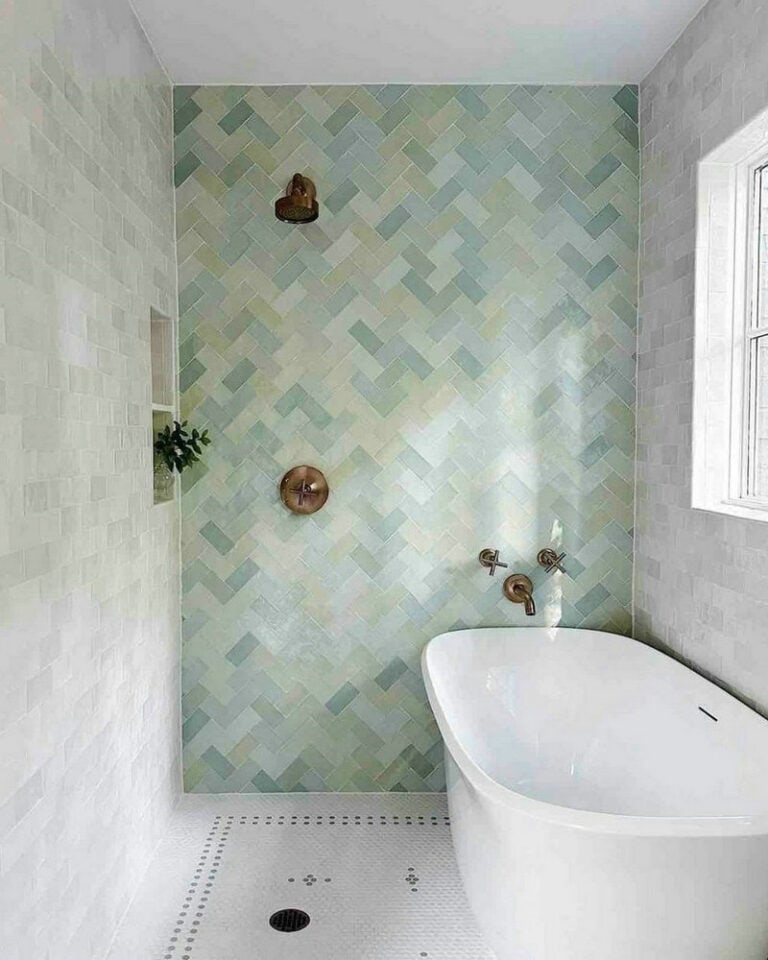 bathroom tile accent wall ideas feature