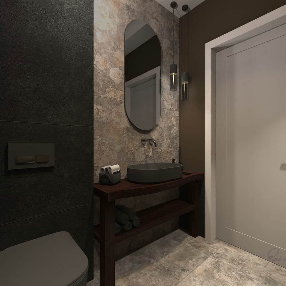 brown bathroom decorating ideas