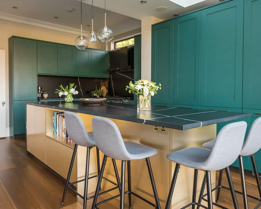 kitchen counter and backsplash same