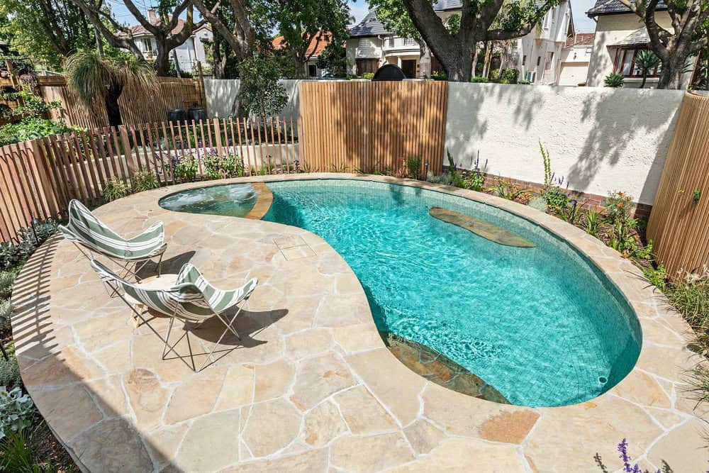 modern pool tile