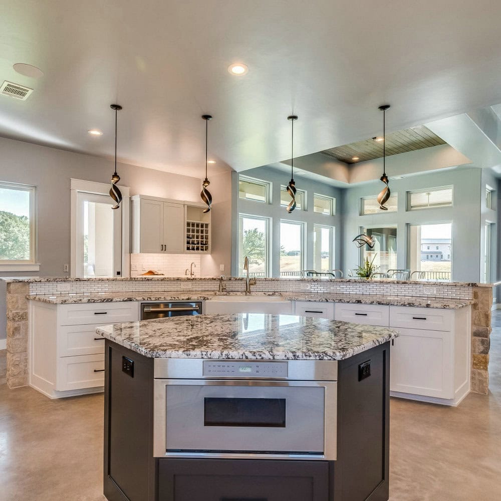 Black and Gold Granite Countertops