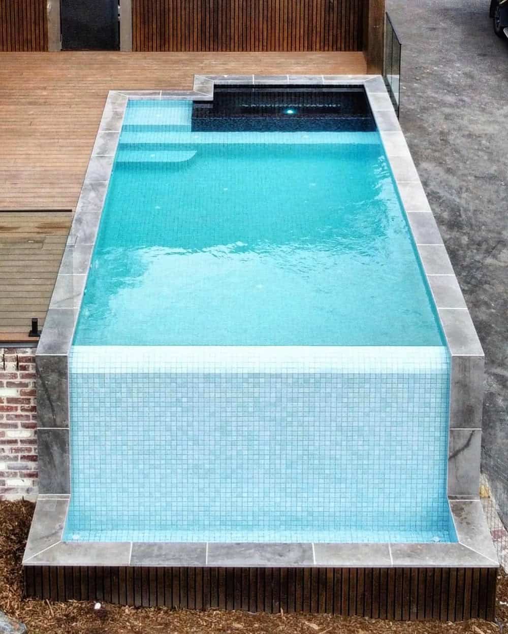 modern pool tile designs