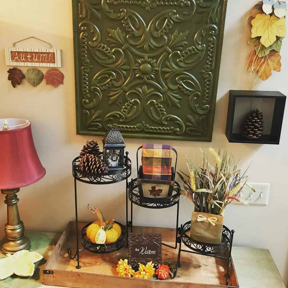 farmhouse entryway table decor ideas