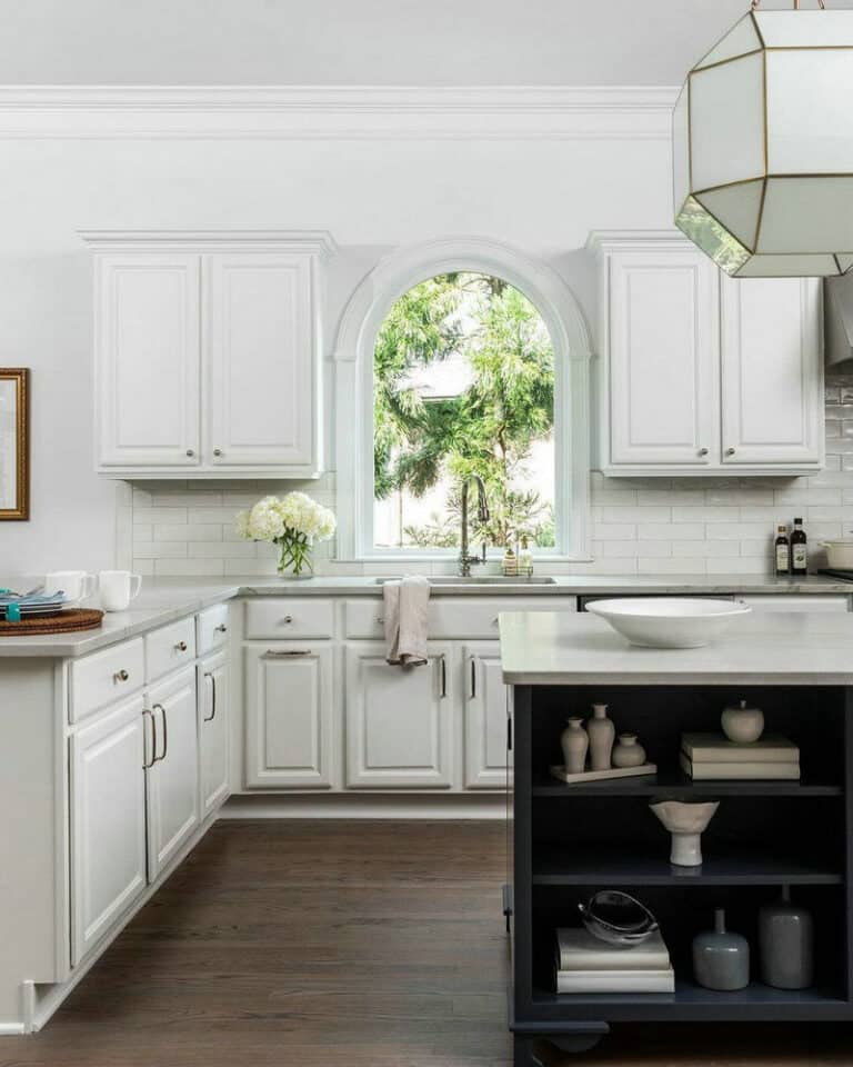 kitchen tiles for white cabinets feature