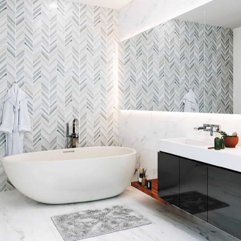 bathroom accent wall paint