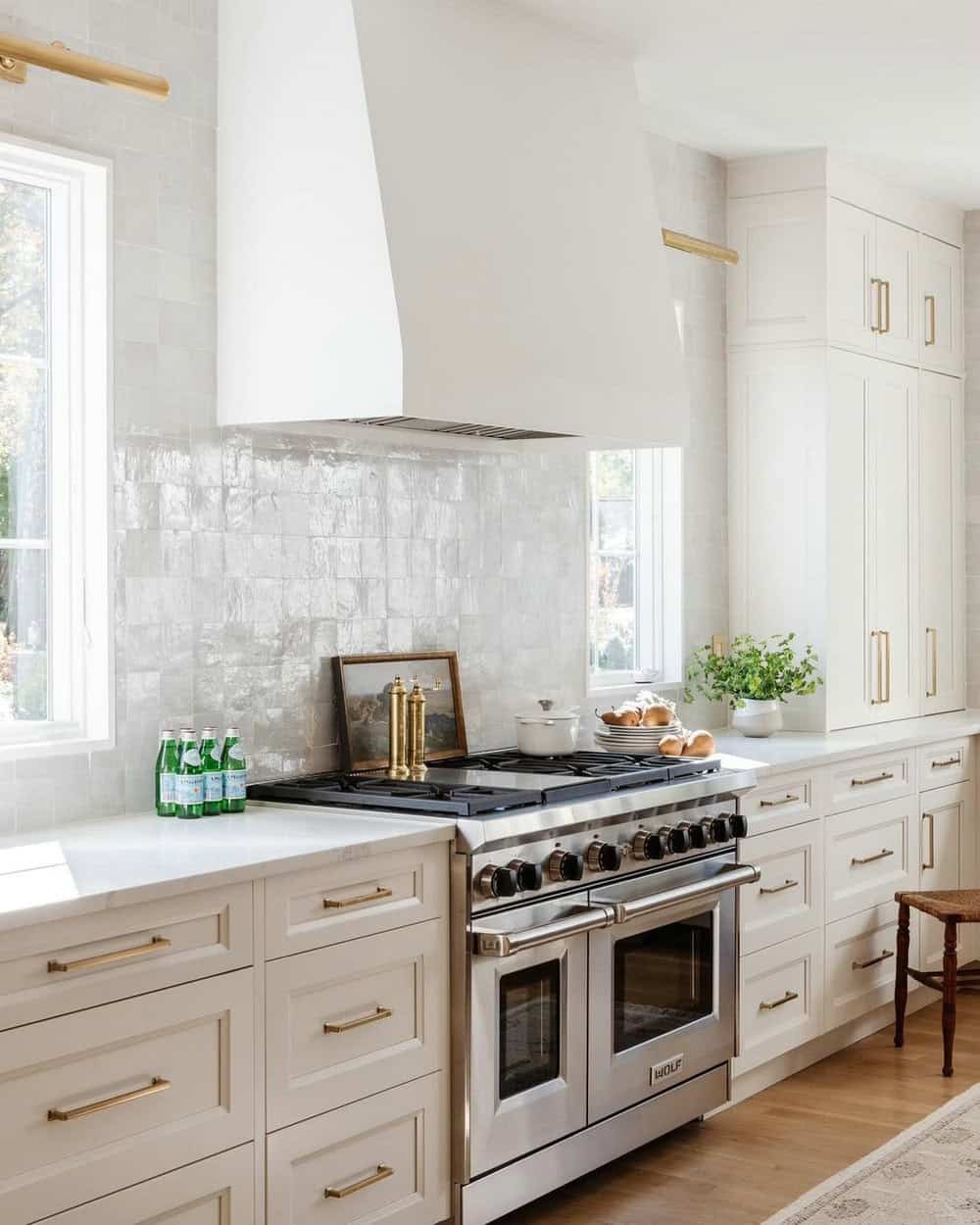 backsplash around window frame