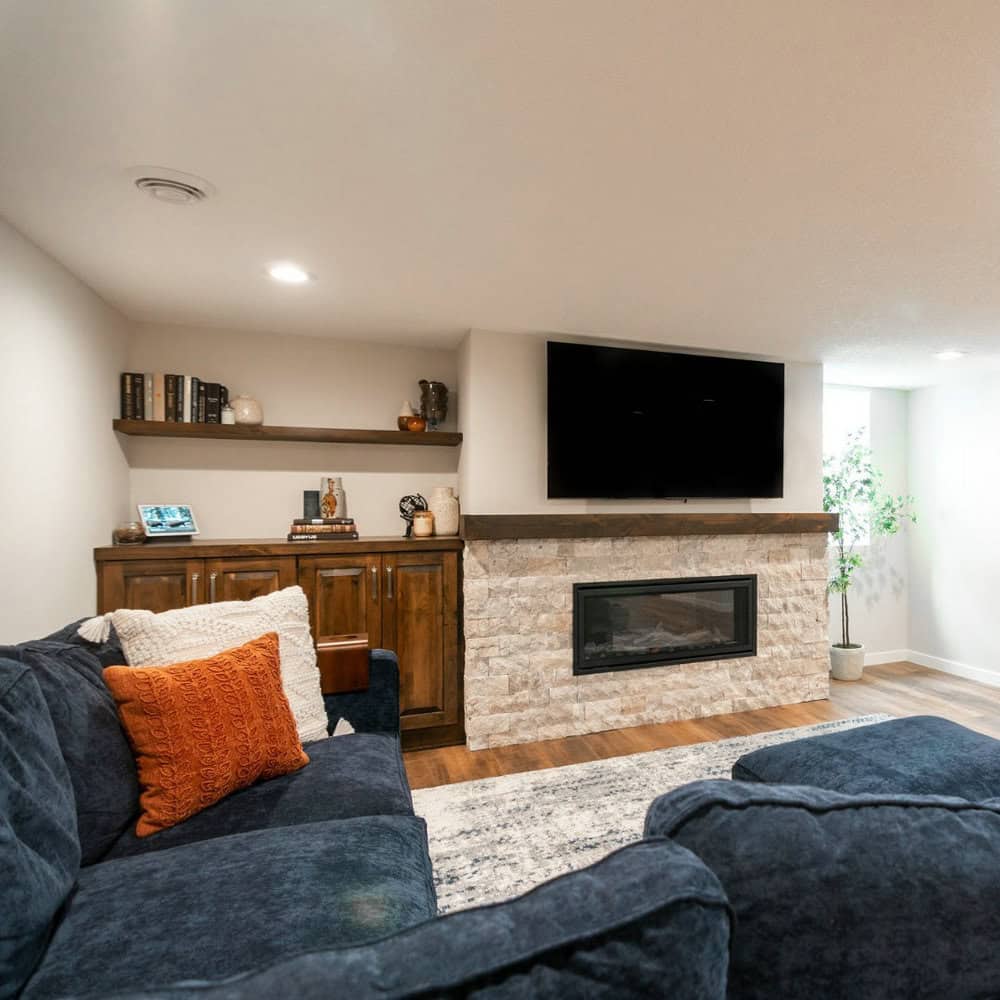 electric fireplace for basement