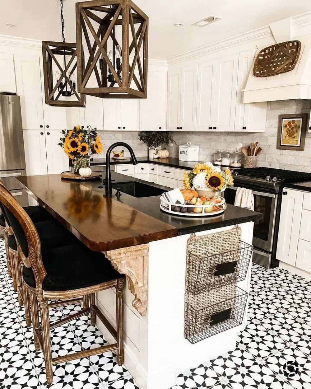 farmhouse rustic kitchen backsplash