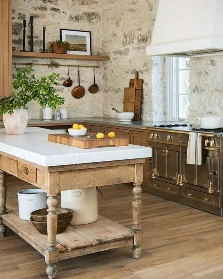 joanna gaines farmhouse kitchen hardware feature