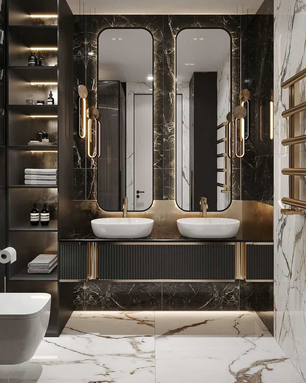 brown and grey bathroom ideas