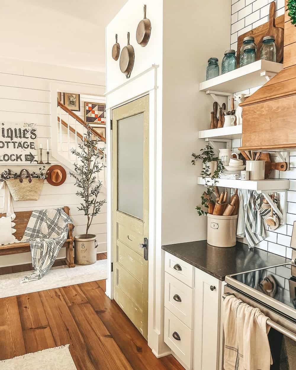 farmhouse hallway