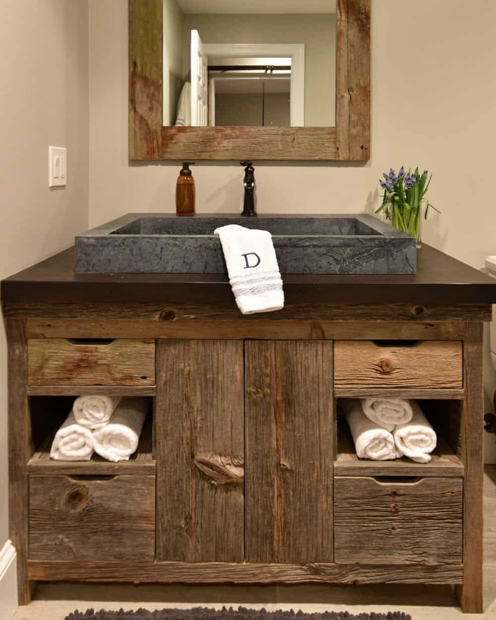 rustic bathroom decorating ideas