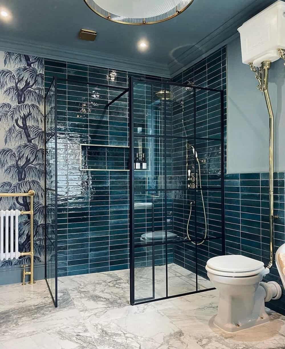 tiled shower ideas walk shower