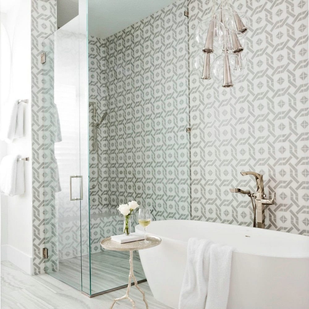 bathroom accent wall tile ideas