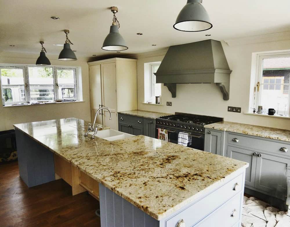 granite countertops without backsplash