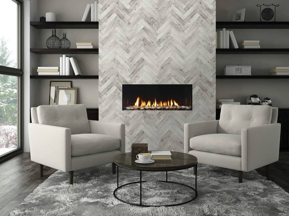 accent fireplace wall ideas