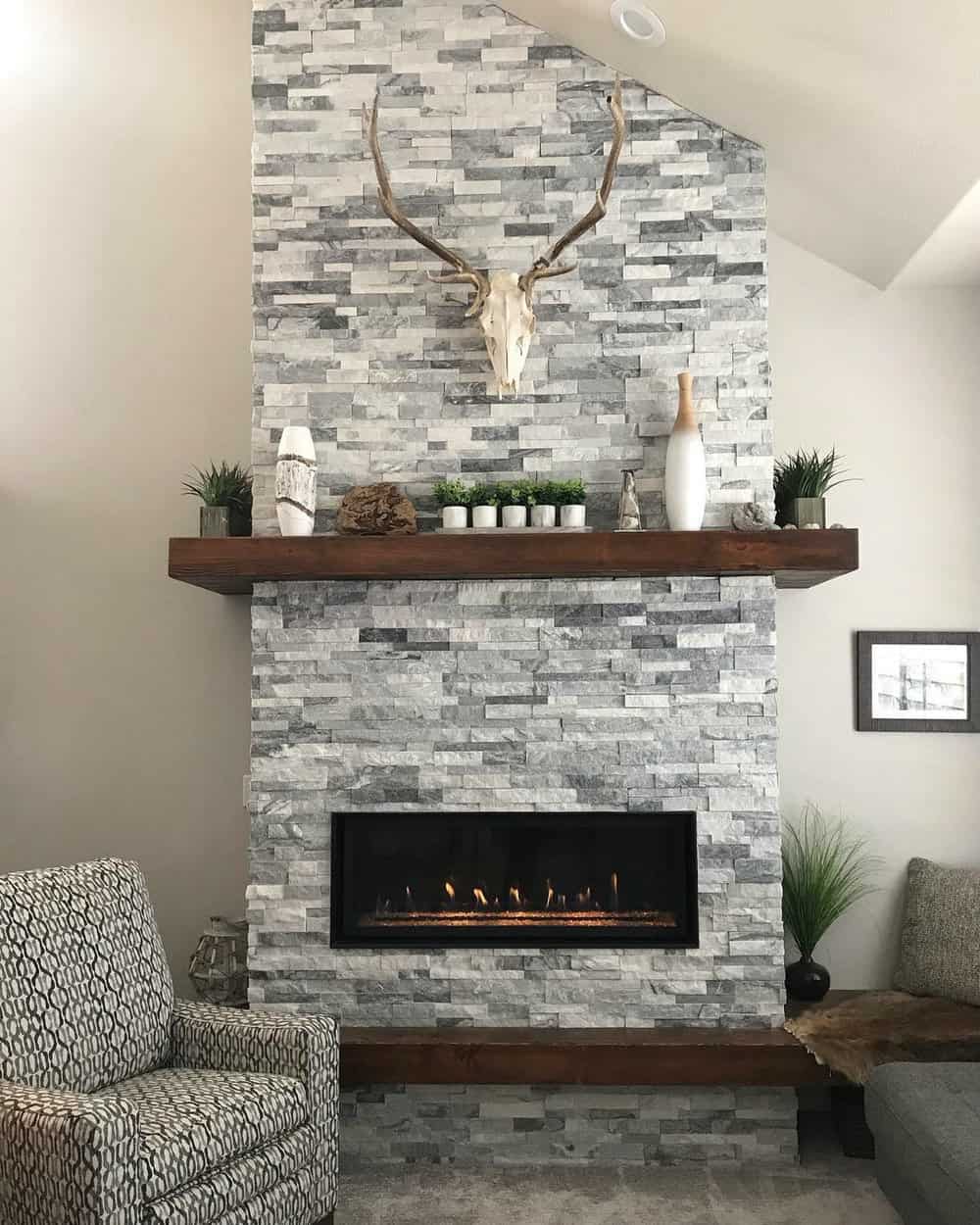 accent fireplace walls ideas