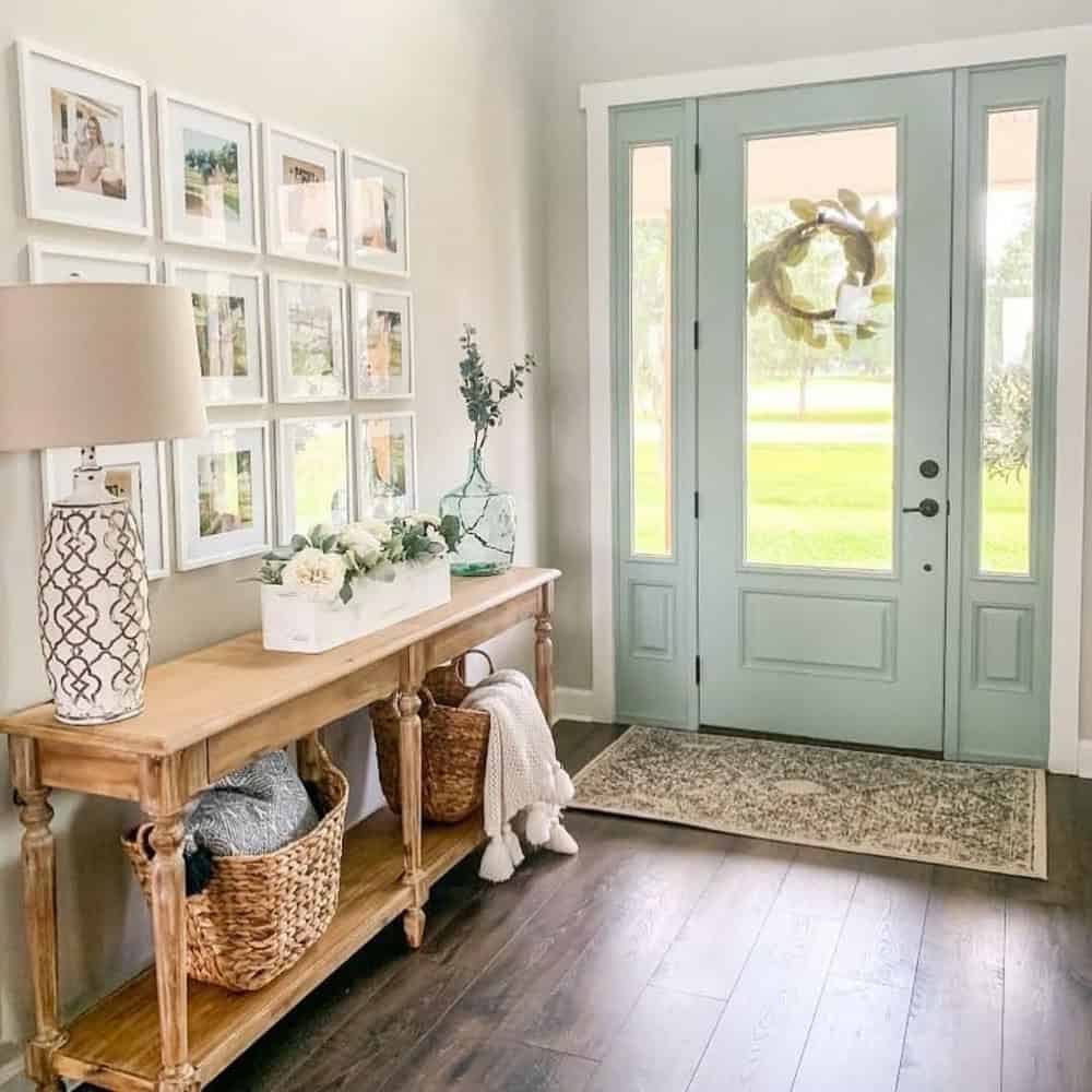 farmhouse bench decor ideas