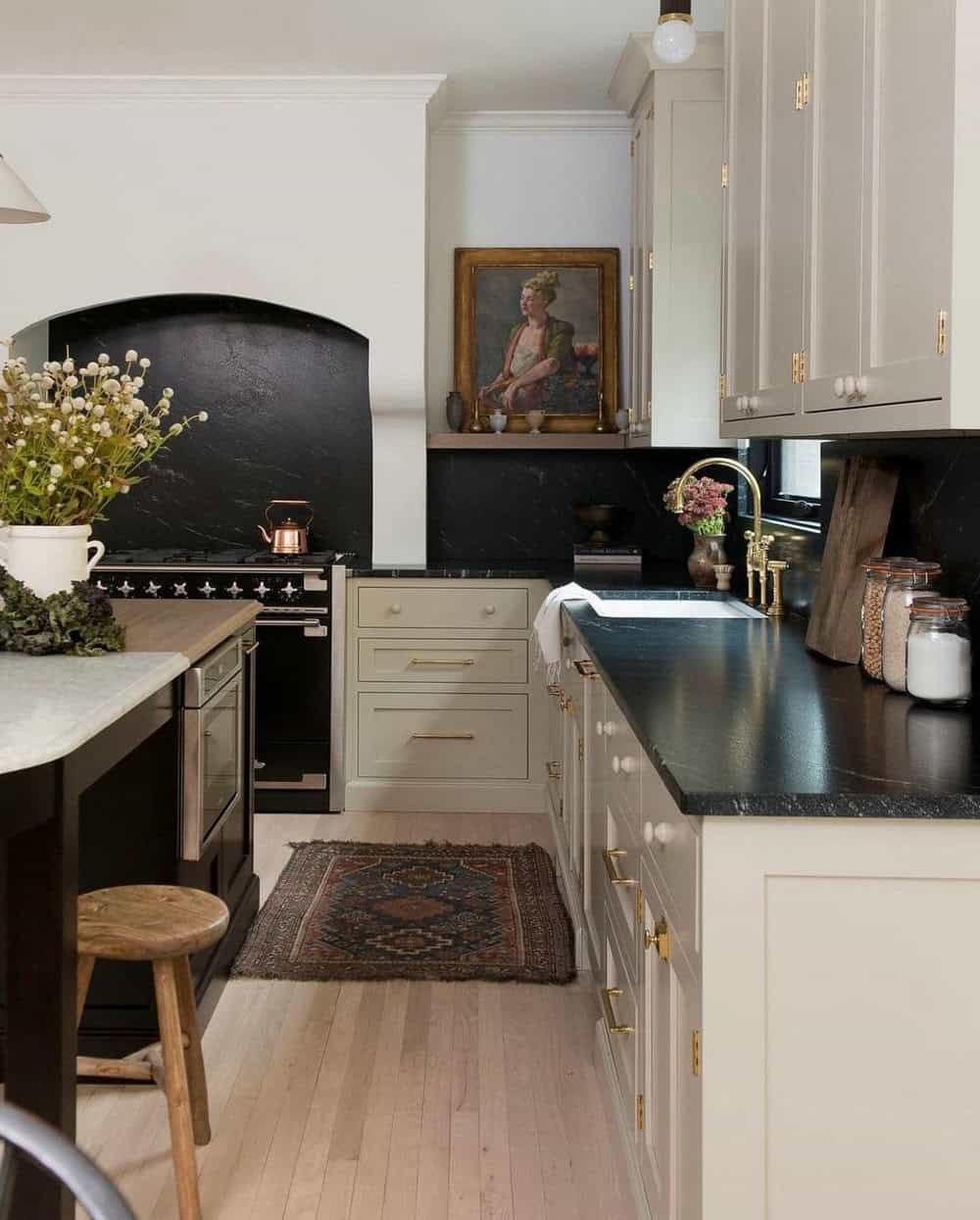 kitchen backsplash dark countertops