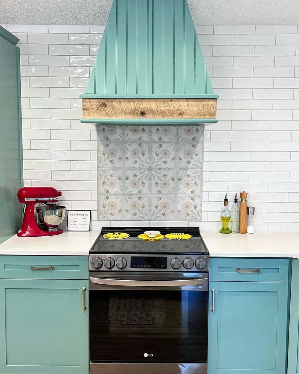 farmhouse stove backsplash