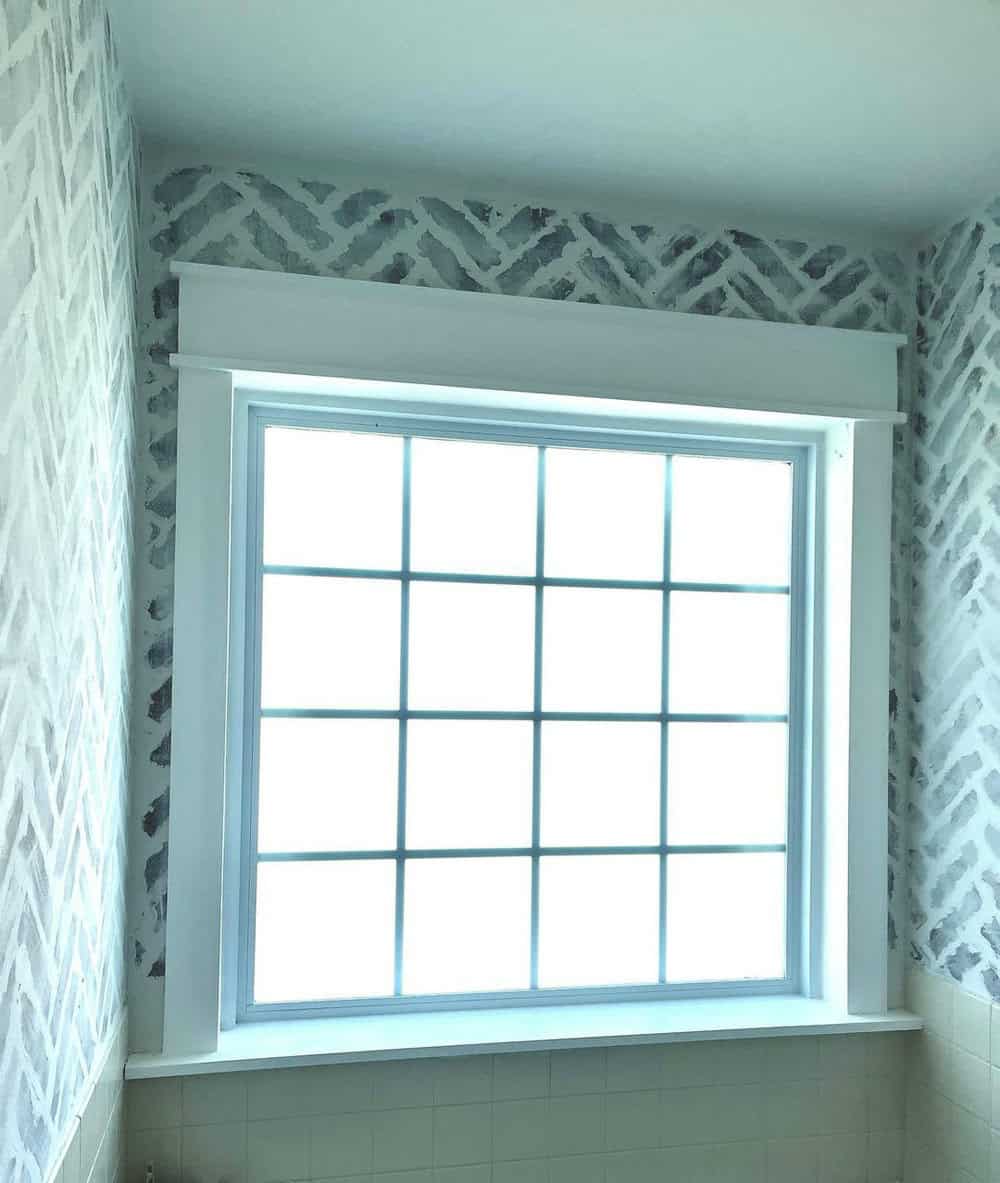 bathroom window trim ideas