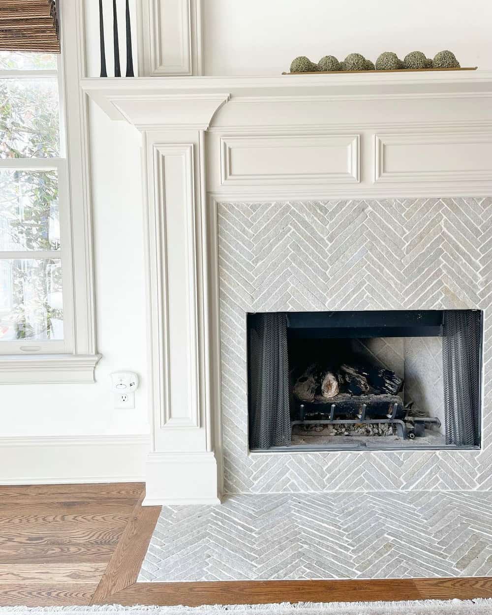 modern fireplace accent walls