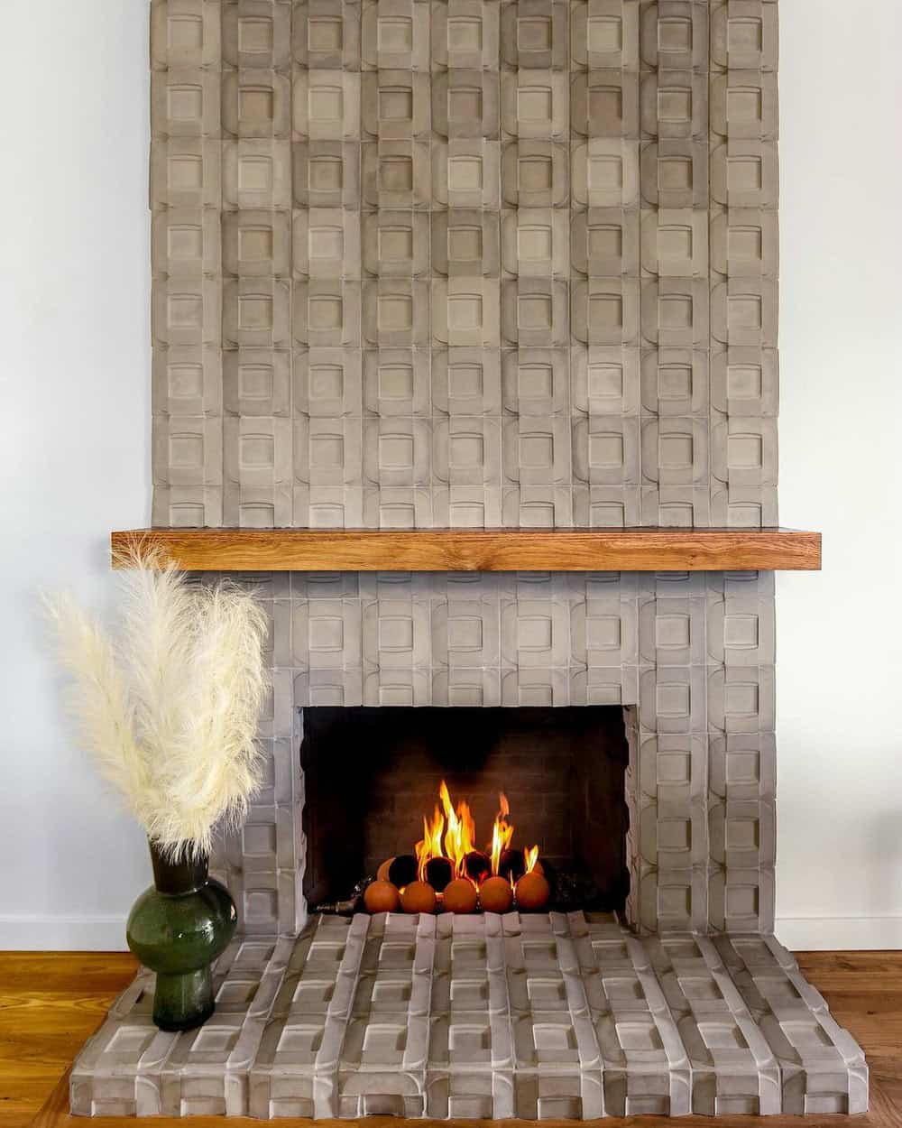 fireplace accent walls