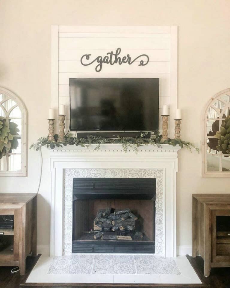 french country fireplace mantels feature