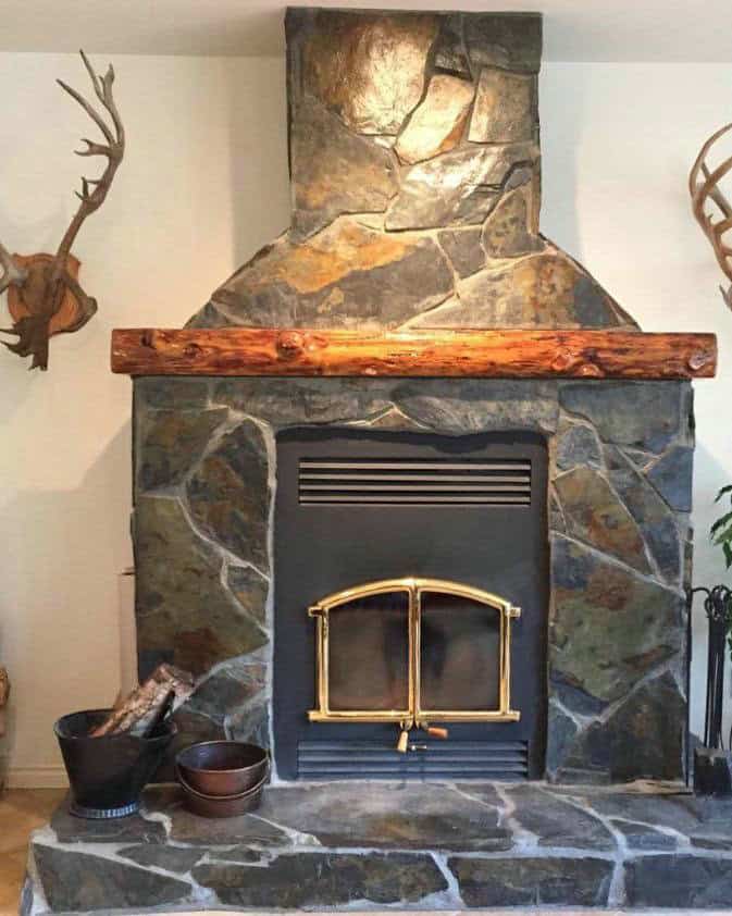 slate fireplace ideas feature