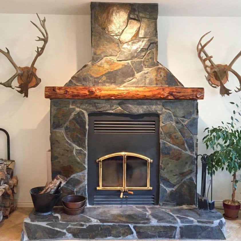 slate fireplace ideas