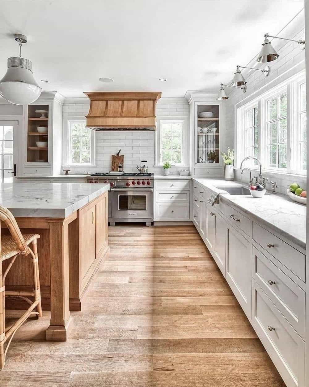 farmhouse backsplash