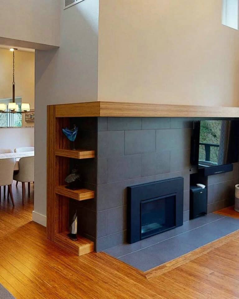 fireplace tv accent wall ideas feature