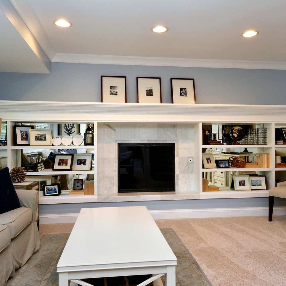 small basement fireplace ideas