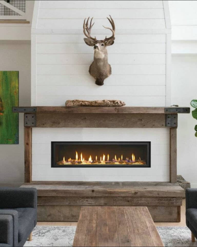 board and batten fireplace ideas feature