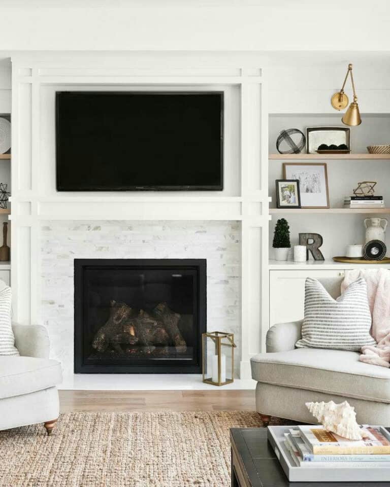 how to make electric fireplace look real feature