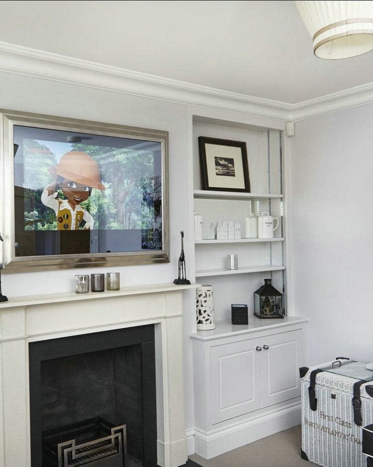 electric fireplace under tv ideas feature