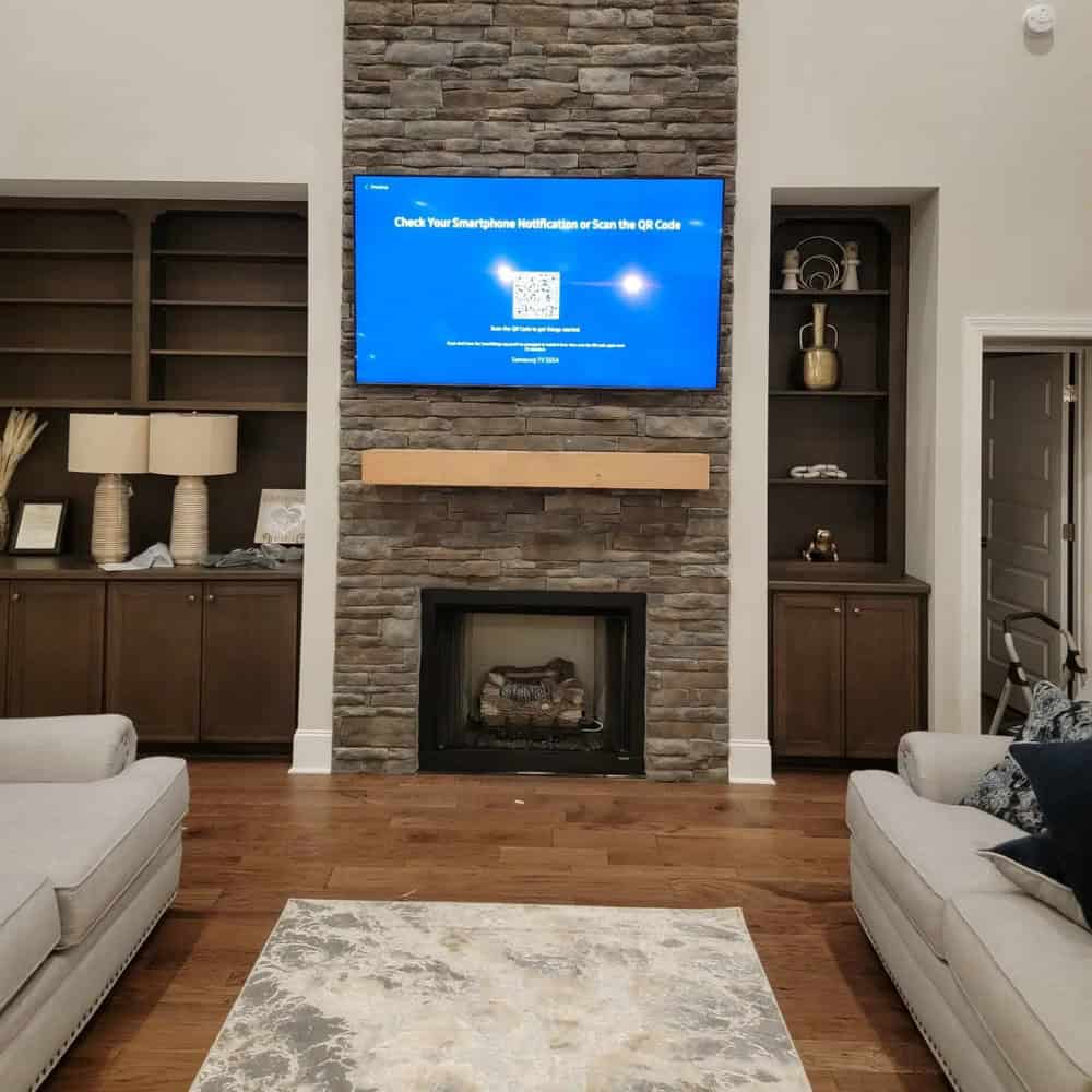 how to build a faux fireplace with electric insert