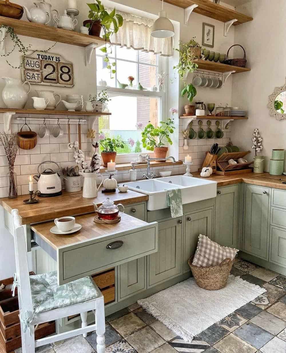 backsplash farmhouse kitchen