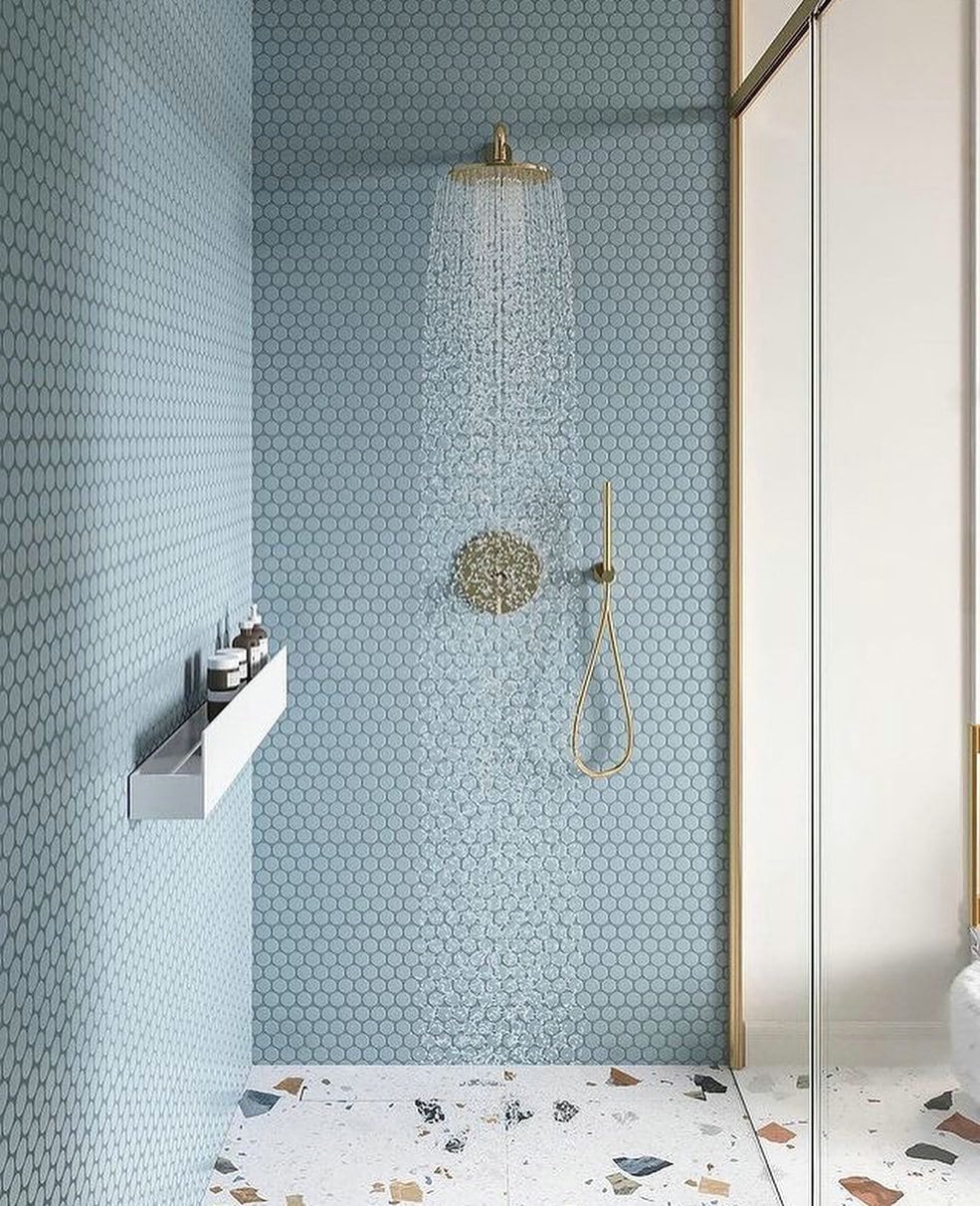 blue grey bathroom designs