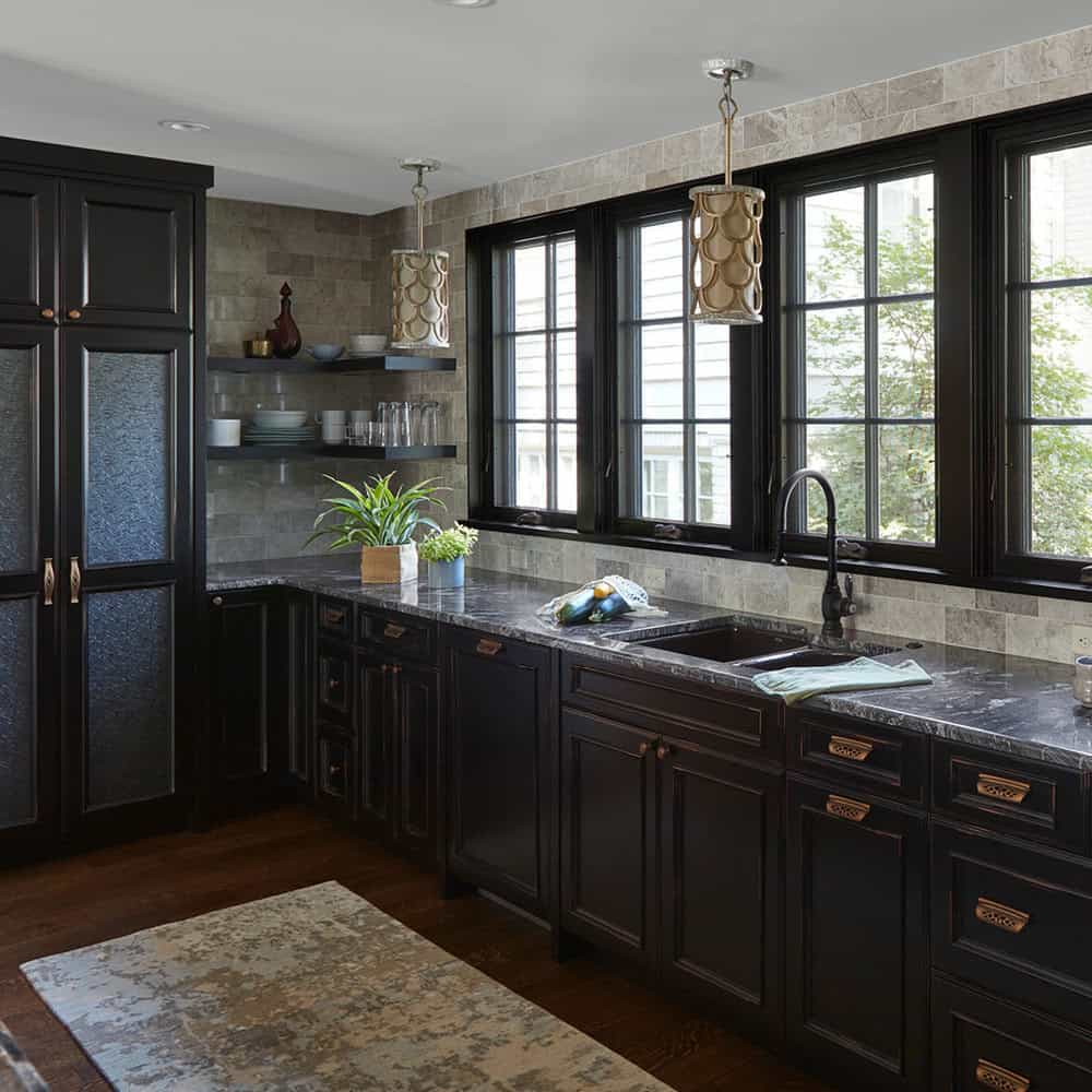 kitchen backsplash dark countertops